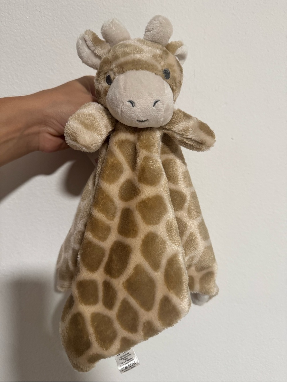 Giraffe Plush Lovey  - Soft Tan & Cream
